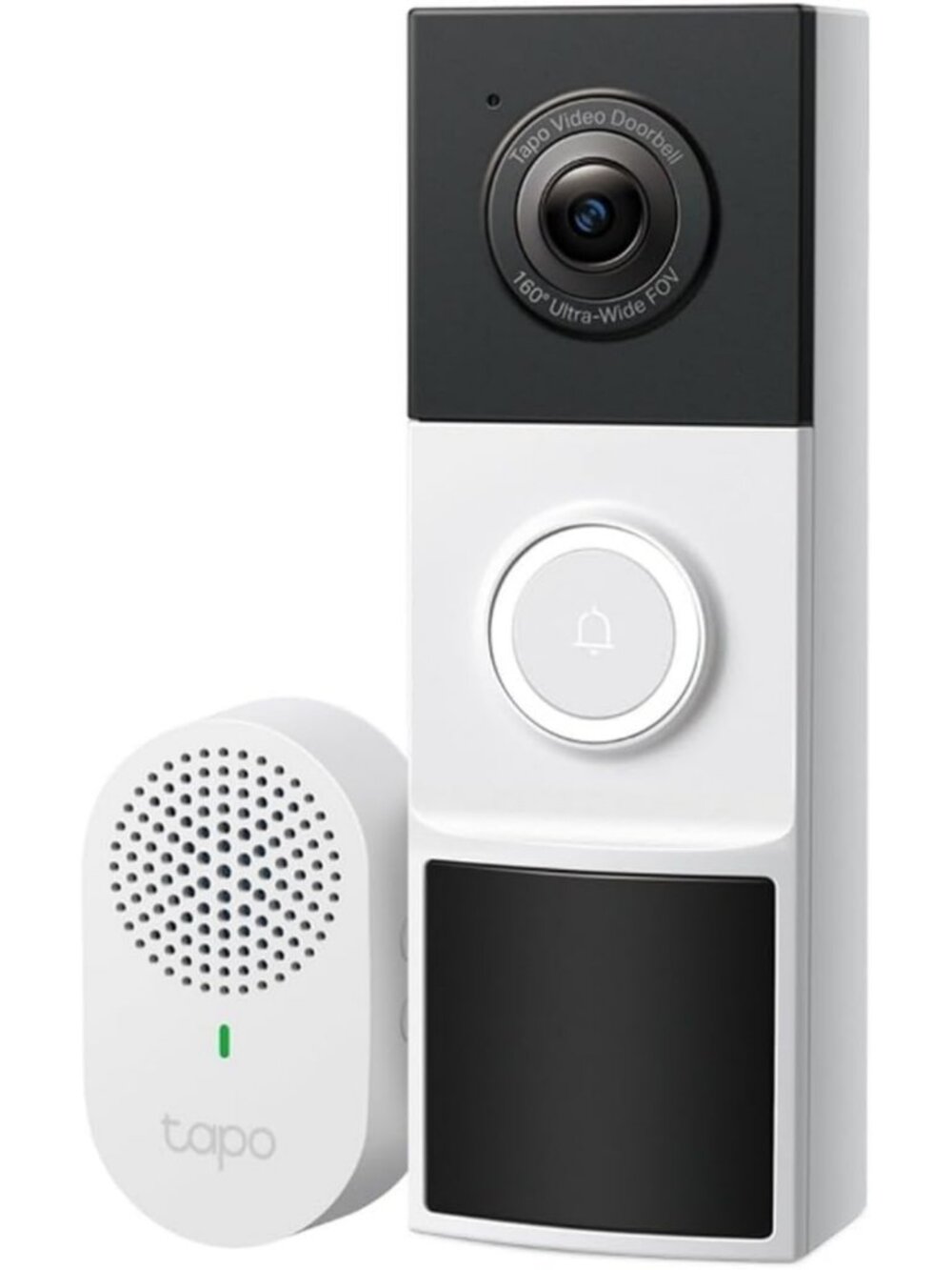 2K Wireless Smart Video Doorbell with Chime - 160° Ultra-Wide View, Home